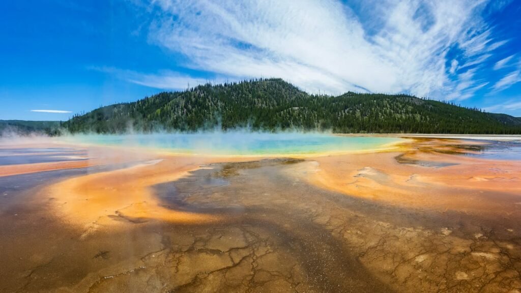 Hot potting in Yellowstone