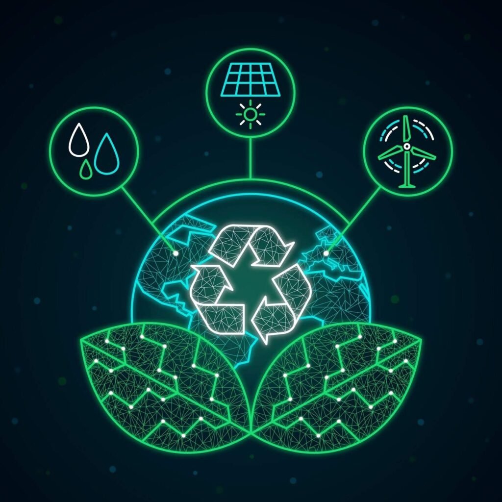 Green AI Cuts Energy Use and Improves Recycling