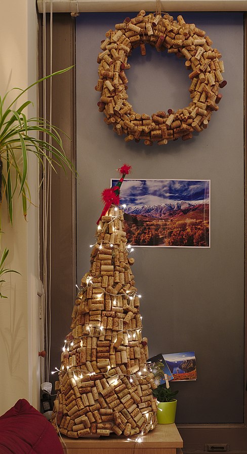 Wine Cork Christmas Tree