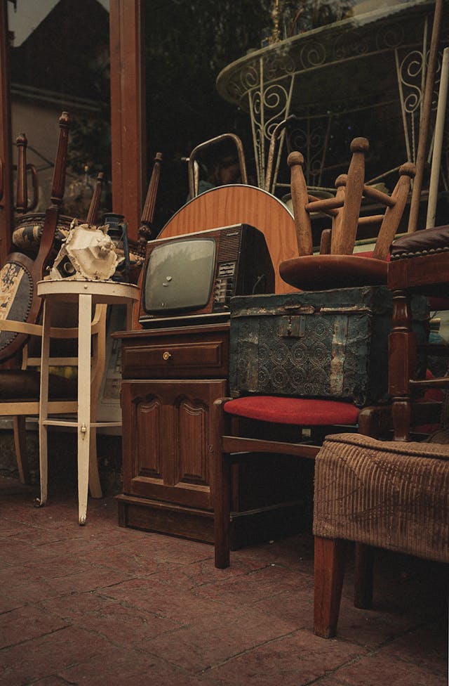 Antiques in a Furniture store