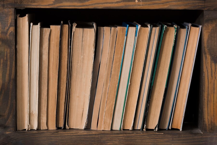 Bookshelves from old frames