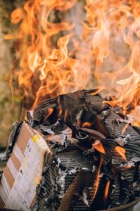 Effects of Burning Cardboard on the Environment