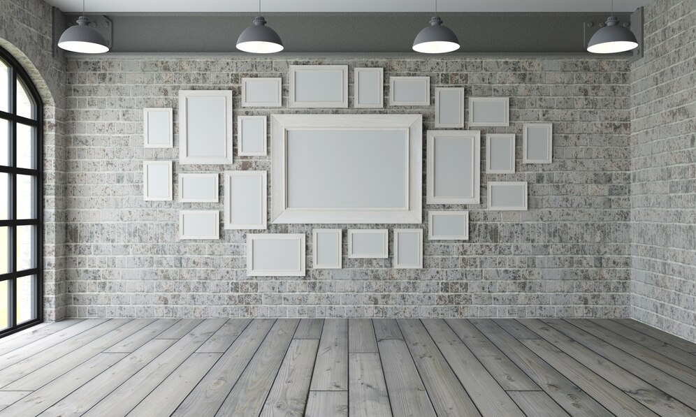 Gallery Wall from frames