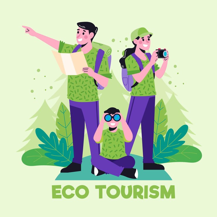 Eco-Tourism Ilustration