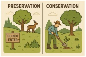 preservation vs. conservation