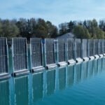 Vertical Floating Solar Panels Could Let Fish Farms Harvest Electricity Too